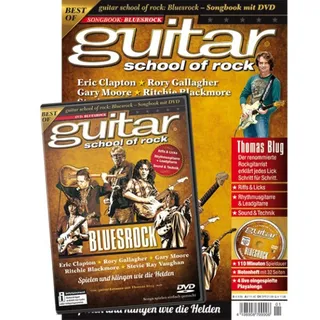 guitar school of rock: Bluesrock: Songbook mit DVD