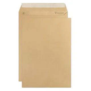 Clairefontaine Versandtaschen 5750C, braun, C4, ohne Fenster, haftklebend, Kraftpapier, 50 Stück
