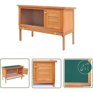 The Living Store - Kaninchenstall Kleintierhaus Hasenstall 1 Ebene Holz - Kaninchenstall - Kleintierhaus - Hasenstall - Tiergehege - Outdoor Stall