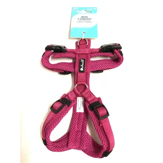 Petlando Mesh Y-Comfort Geschirr fuchsia) XS