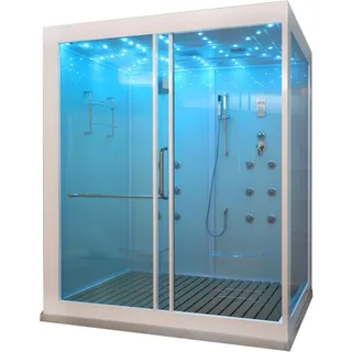 Home Deluxe Design XL Dampfduschkabine 180 x 130 cm 1050