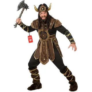 Morph Viking-Kostüme Männer Verkleidung, Wikinger-Kostüm, Herren Wikinger-Outfit, Vikinger-Kleidung für Männer, Halloween-Kostüm Faschingskostüm Größe XL