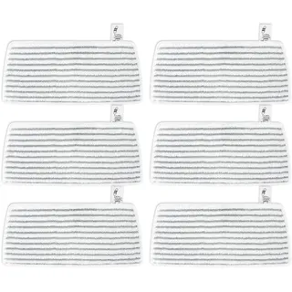 KEEPOW 6er für Vileda Steam XXL Mikrofaser Ersatzpads, Waschbar Mikrofaser Ersatzbezug für Vileda Steam PLUS XXL Dampfreiniger - für Vileda Steam Plus XXL Dampfreiniger mit PowerPad, für alle Böden