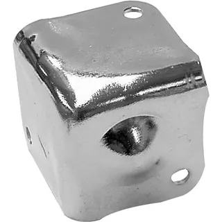 HQ Power LAUTSPRECHERSCHUTZECKE, WEIßES Metall 38 x 38mm x 90°