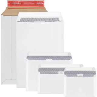 ÖKI Briefumschläge-Set Mix-Pack sortiert ohne Fenster weiß haftklebend 16 St.