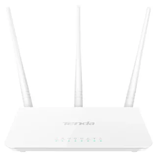 Tenda F3 N300 WLAN Router 300 Mbit/s 2,4 GHz 3 * 5dBi Externe Antennen 3 LAN/WAN-Port Weiß