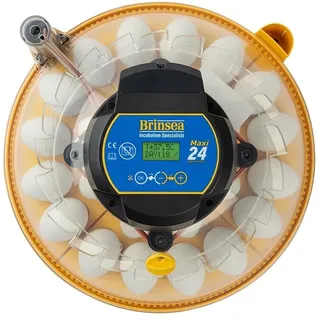 Brinsea Maxi 24 Advance Brutgerät für 24 Eier – hergestellt in UK, Premium-Qualität, Brüter für Eier mit vollautomatischer Wendung – Mit digitalen Alarmen, Schlupf-Countdown und Eierkühlung.