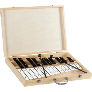 Classic Cantabile Glockenspiel mit Holzbox Chromatisch