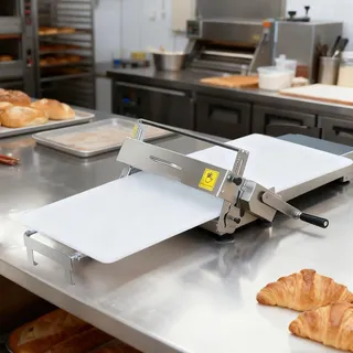 AUTUMFLATGAO Manuelle Teigausrollmaschine Mit Einstellbarer Dicke, Croissant-Teig-Laminiergerät, Teigausroll Blätterteig Maschine, Faltteigmaschine, Zur Herstellung Von Fudge-Kruste, Pizza m300