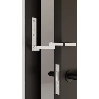 V77 Türriegel Überfallschutz für Haus- und Wohnungstüren - Signalweiss