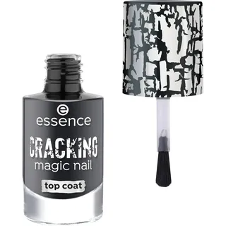 Essence Cracking Magic Nail Top Coat schwarz 8 ml