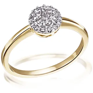 goldmaid Diamantring GOLDMAID Fingerringe Gr. 16.5, Gelbgold 585, goldfarben Damen