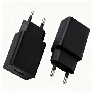 USB-Stecker, Foneso Einzelport Ladegerät, 5V / 2A USB-Netzteil-Adapter-Stecker, geeignet für Lampen, iPhone, iPad, Samsung, Android-Geräte, E-Books und Smartwatches (2er-Pack,ohne Ladekabel).