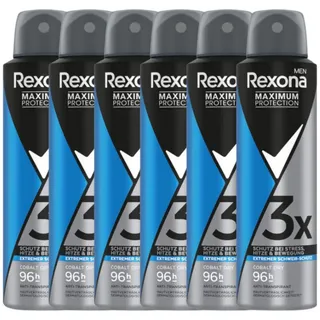 Rexona Bodyspray 6 x Rexona Deo Men Maximum Protection Cobalt Dry Anti Transpirant Spra