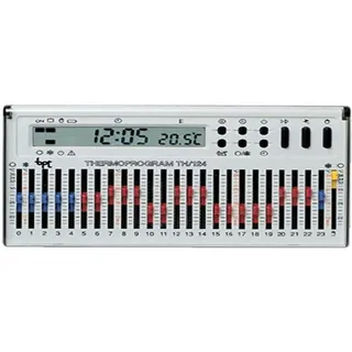 Elektronisches Tages-Chronothermostat, Wandmontage, weiß, TH/124.01 BB
