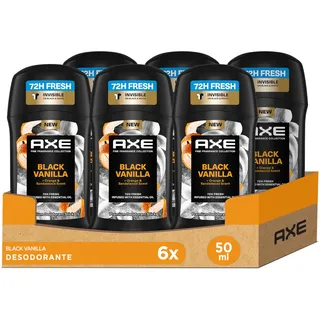 Axe Black Vanilla Deodorant Stick 6 x 50 ml