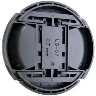 Kompatibel mit der Nikon D/Z/N1-Serie – 67/77/82 mm vorderer Objektivdeckel, universeller Kamera-Objektivschutz(67 mm)