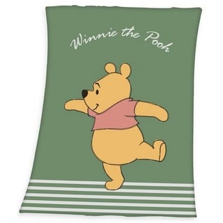 Hti-Living Decke 75 x 100 cm Winnie Pooh Boy Kuscheldecke Kinder