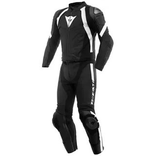 Dainese Outlet Avro 4 Lederkombi - Matte Black / White - 52 - Regular