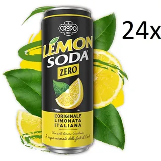 24x Dose Lemonsoda zero 330ml Campari Group Lemonsoda Zitrone italienisch