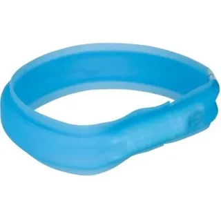 Trixie Flash Leuchtband Halsband Blau L-XL 70cm