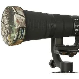 ROLANPRO Objektivdeckel mit Hartschalengehäuse für Canon EF 600 mm F4 L is USM, Grün Dschungel Camouflage