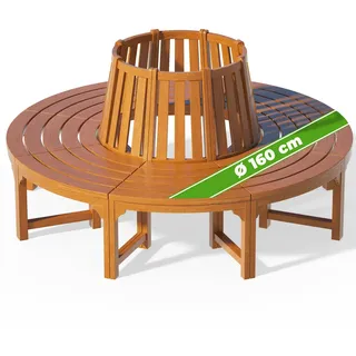 CASARIA Baumbank Ø160cm Eukalyptusholz FSC® zertifiziert