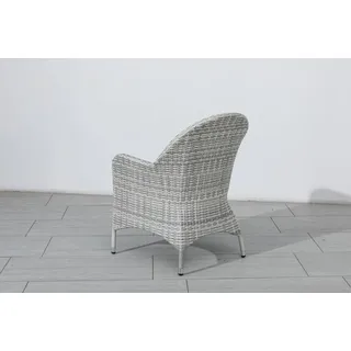 Primaster Diningsessel Lugano Korbsessel 75 x 64 x 94 cm ice white