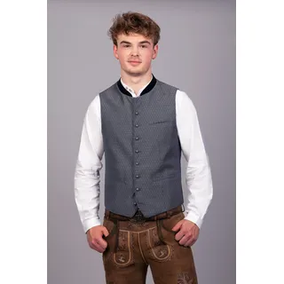 Edelnice Trachten Weste Fritz Blau