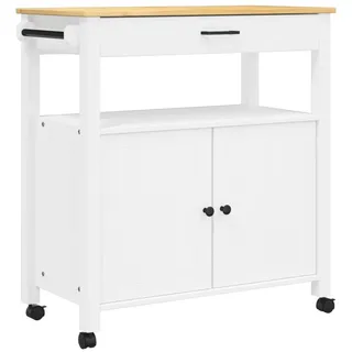 vidaXL Küchenwagen MONZA 84x40x90 cm Massivholz Kiefer