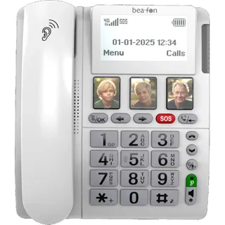 Bea-fon Beafon ML10 LTE Tischtelefon mit SOS Notruf und SOS Notrufarmband