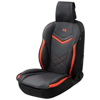 Walser Sitzauflage Rey, Kunststoff - rot | schwarz