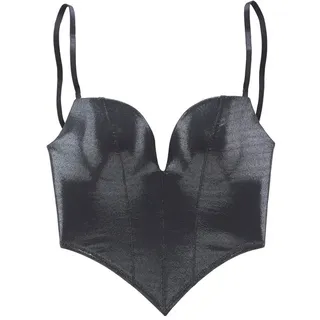 vivance by lascana Corsage Damen schwarz-metallic Gr.85 Cup C