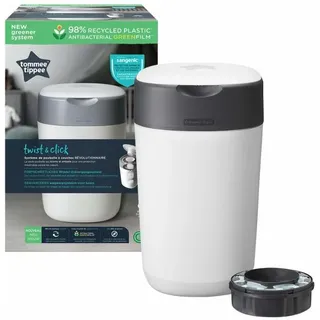 TOMMEE TIPPEE Twist & Click Windeleimer weiß inkl. Nachfüllkassette
