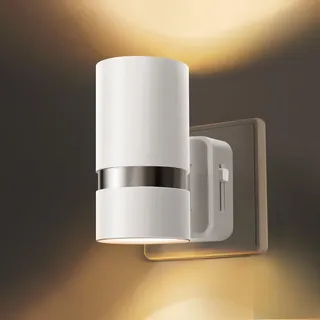 LOHAS-LED Nachtlicht, Nachtlicht Steckdose mit Dämmerungssensor, 0-100LM Dimmbar, 3000K Warmweiß, LED Steckdosenlicht für Flur, Schlafzimmer, Treppe, Badezimmer, Kinderzimmer