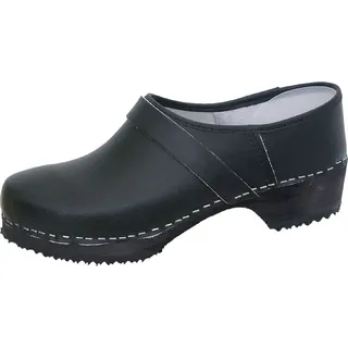 Saliha Clogs (Ferse geschlossen) in schwarz | 47