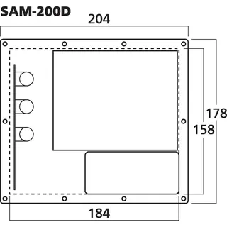 Monacor SAM-200D Digital Verstärker Modul