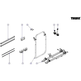 Thule Tragrahmen komplett für Elite Van XT,