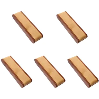 SEWACC Leichtes Stiftetui Aus Holz 5 Stück Tragbare Stiftbox Für Füller Kugelschreiber Organizer Hülle Praktische Schreibwaren Aufbewahrung Für Büro Und Home Office