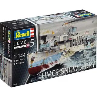 REVELL Flower Class Corvette HMCS Snowberry Grau 1:144