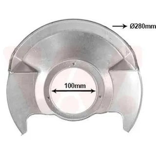 Van Wezel Spritzblech, Bremsscheibe 2548371