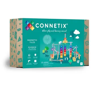 Connetix Kugelbahn Rainbow Ball Run 92-tlg.