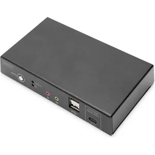 Digitus DS-12901, KVM Switch, Schwarz