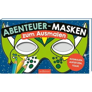 arsEdition Abenteuer-Masken zum Ausmalen