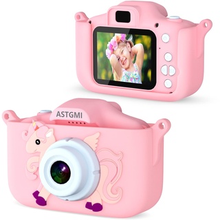 astgmi Kinder Kamera, 2.0”Display Digitalkamera Kinder ,Geschenke für 3 4 5 6 8 7 9 10 11 12Jahre Jungen und mädchen, 1080P HD Anti-Drop Fotoapparat Kinder für Geburtstagsgeschenk Weihnachten Spielzeug