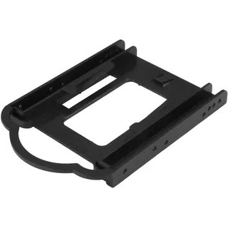 Startech StarTech.com 2,5" HDD / SDD Montagebügel für 3,5" Laufwerkschacht - Werkzeuglose Installation - 2,5 Zoll SSD HDD Adapter Bügel BRACKET125PT Montageschiene