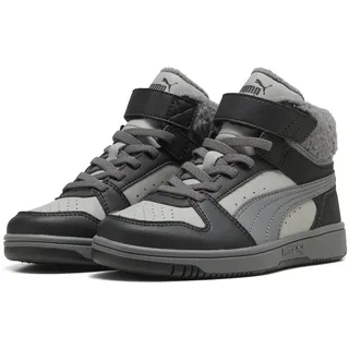 Puma Rebound Slam Mid Kinder Grau/Schwarz 34