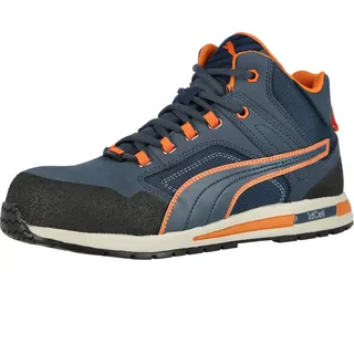 Puma Crosstwist MID Gr.41 blau/orange S3 HRO SRC DIN EN20345