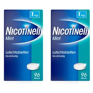 Nicotinell 1 mg Lutschtabletten Doppelpack 2x96 St