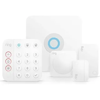Ring Alarm Security, 5-teilig (2. Generation) Starter Kit, Weiß